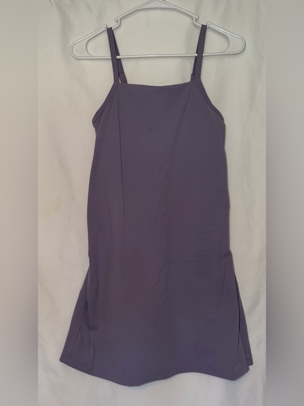 Purple Women's Square-Neck Tank Dress